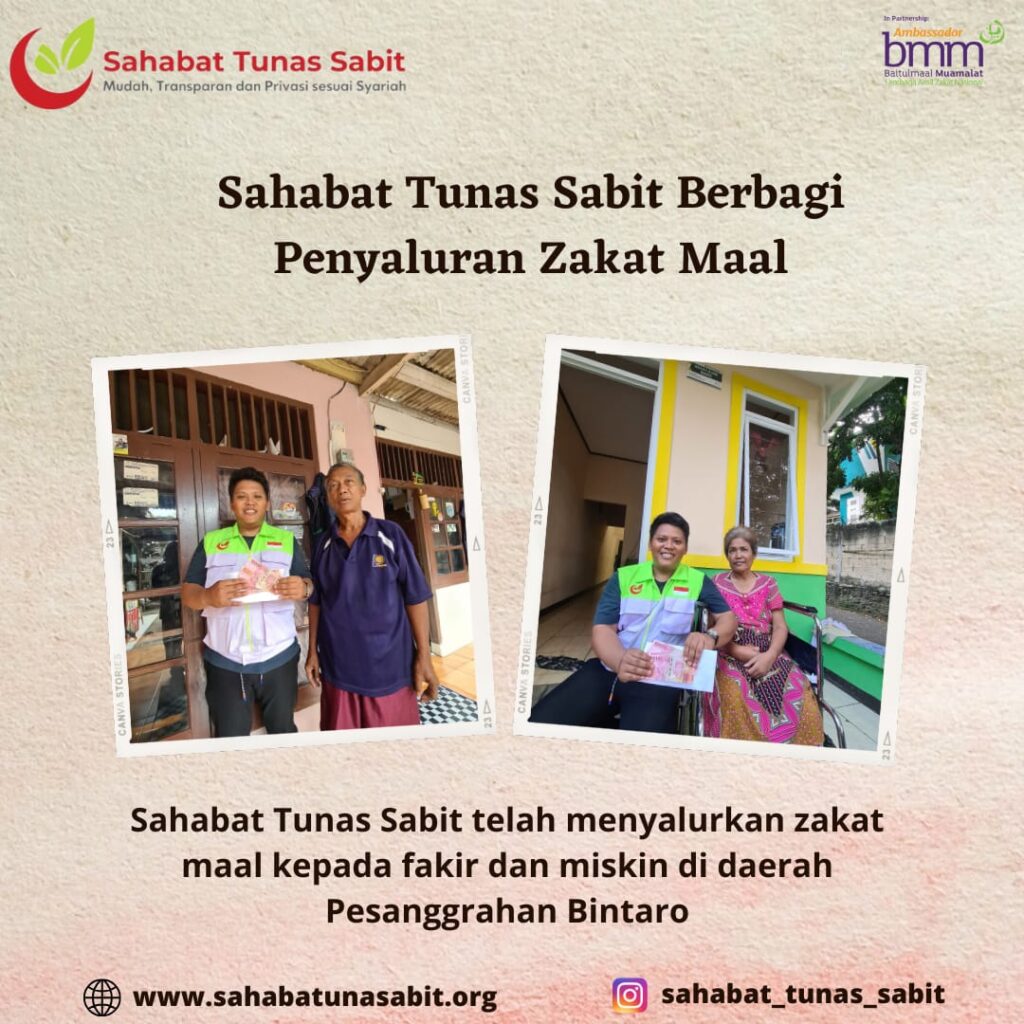 Sahabat Tunas Sabit Berbagi (Penyaluran Zakat Maal)