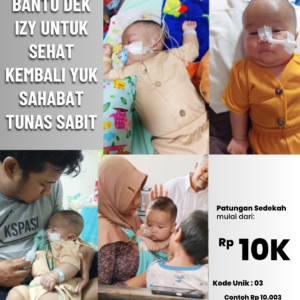 Bantu Dek Izy , Kuatkan Jantung Kecilnya