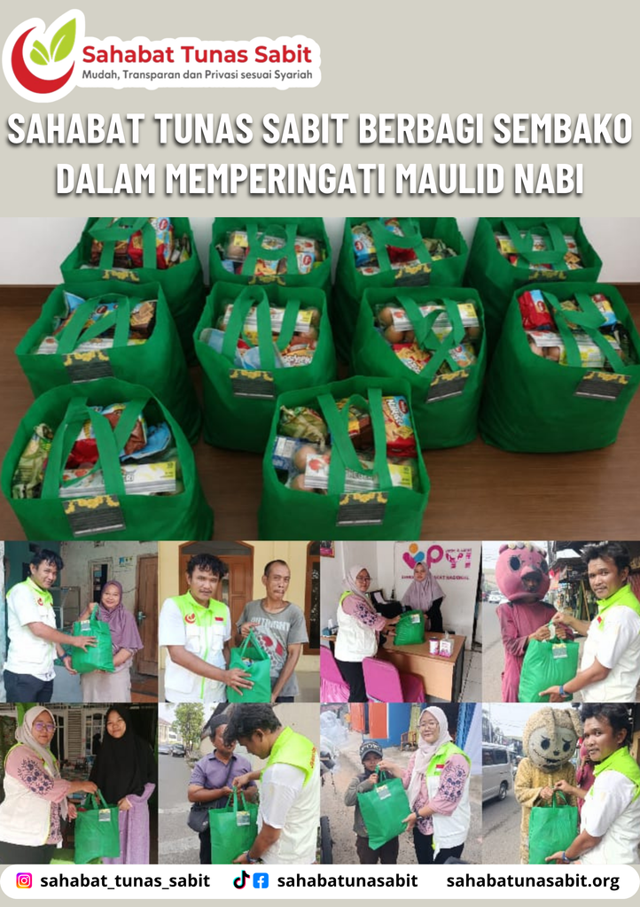 Laporan Penyaluran Sembako Maulid Nabi